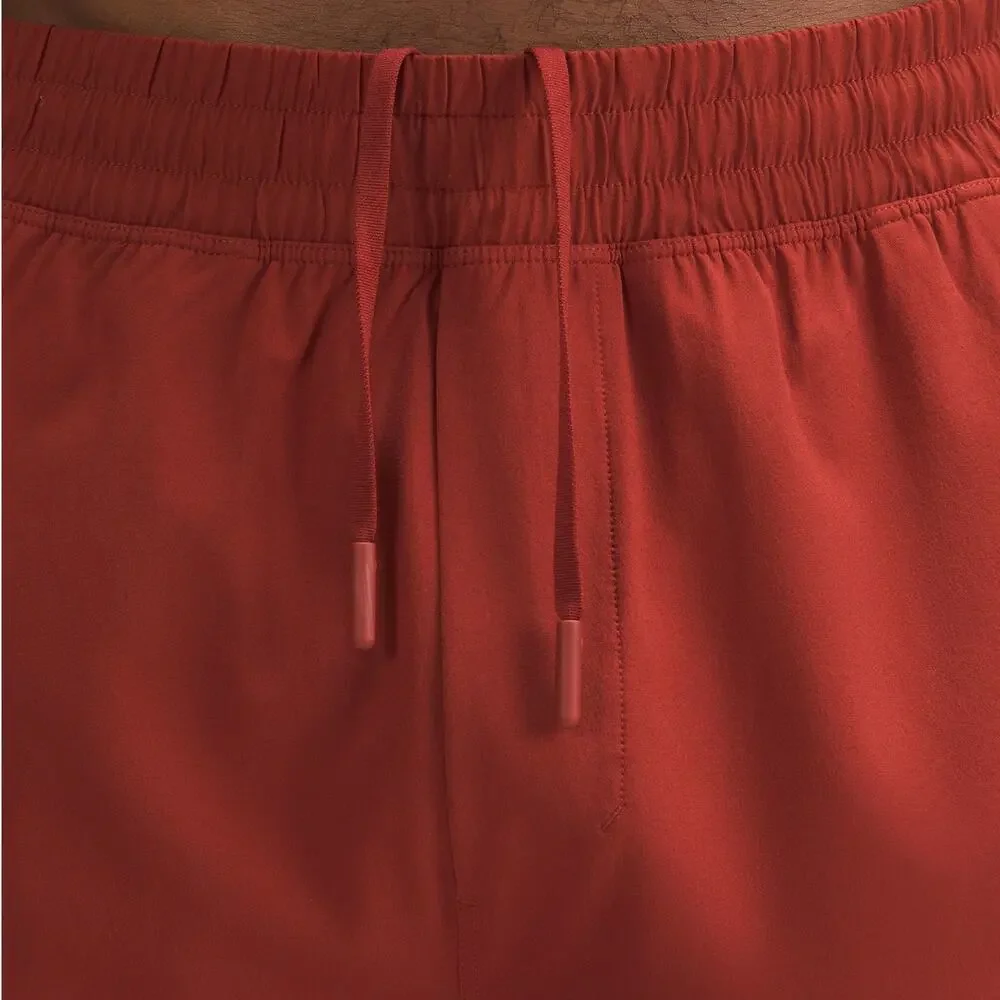 Lululemon Pace Breaker Linerless Short Workout Large M7AQES Terra Orange Red EUC - Picture 4 of 16